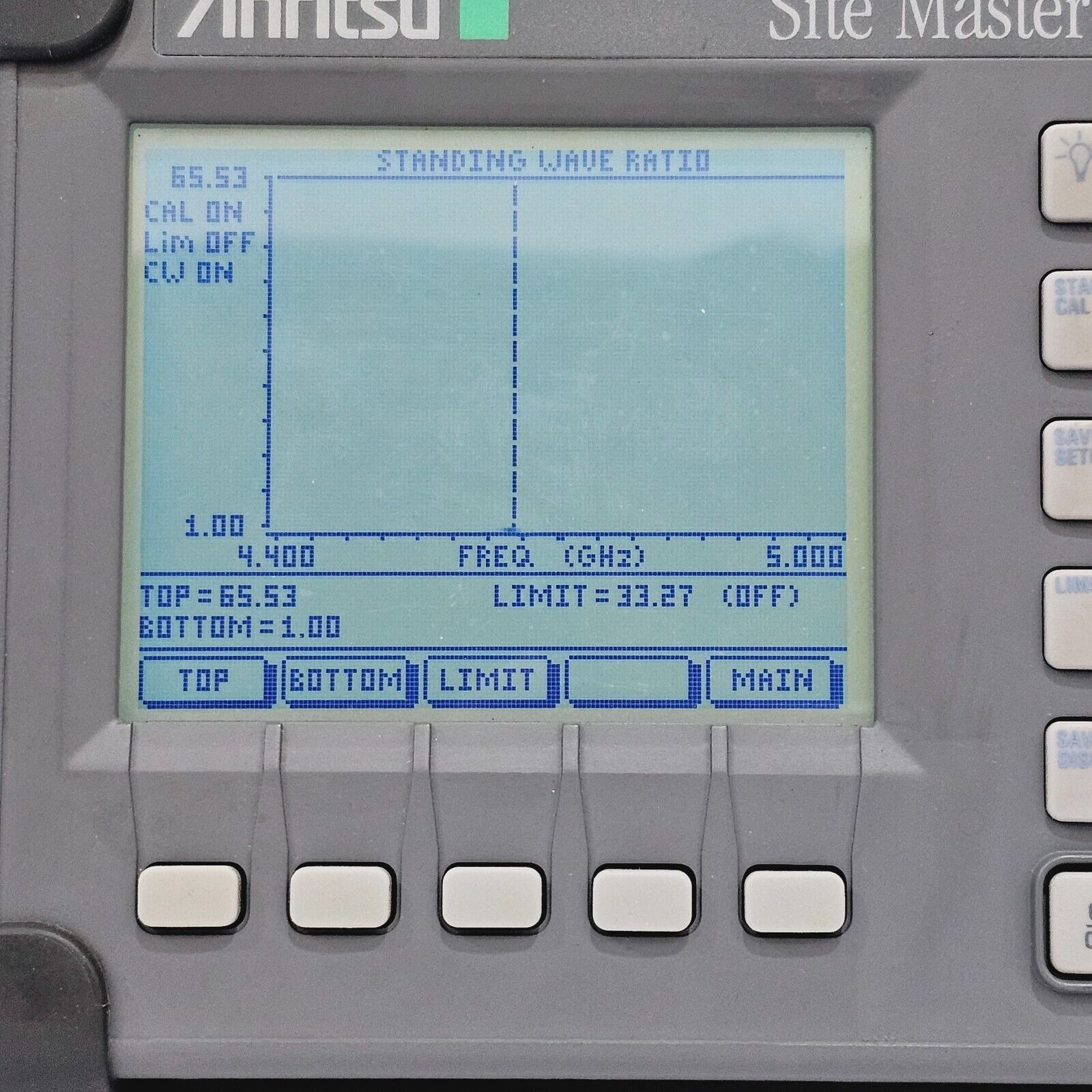 Anritsu S818A Site Master Cable & Antenna Analyzer 3.3 GHz - 18 GHz w/ Option 5