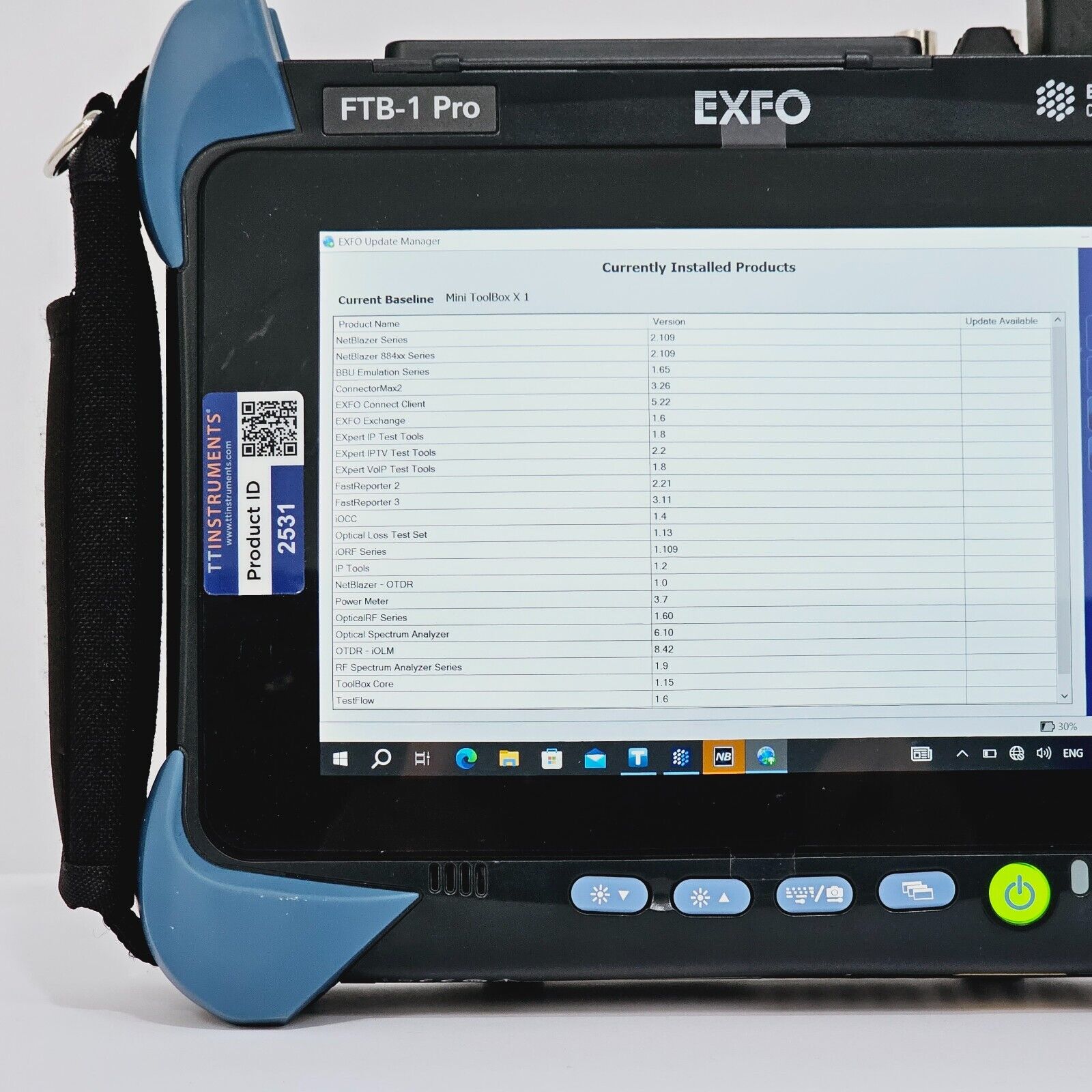 EXFO FTB-1 Pro w/ PM & VFL w/ FTB-880v2 NetBlazer SDH SONET PDH 52M Tester