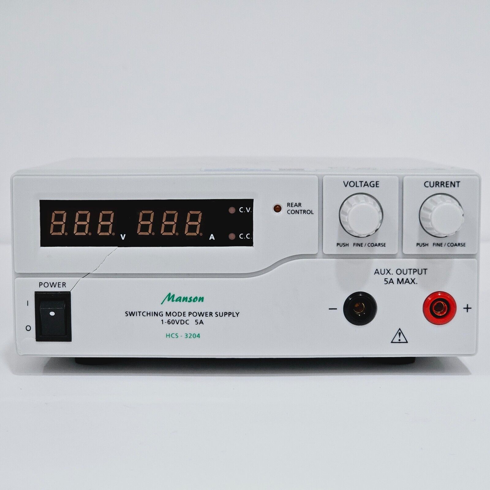 Manson Switching Mode Power Supply 1-60VDC 0-5A HCS-3204 Remote Programmable