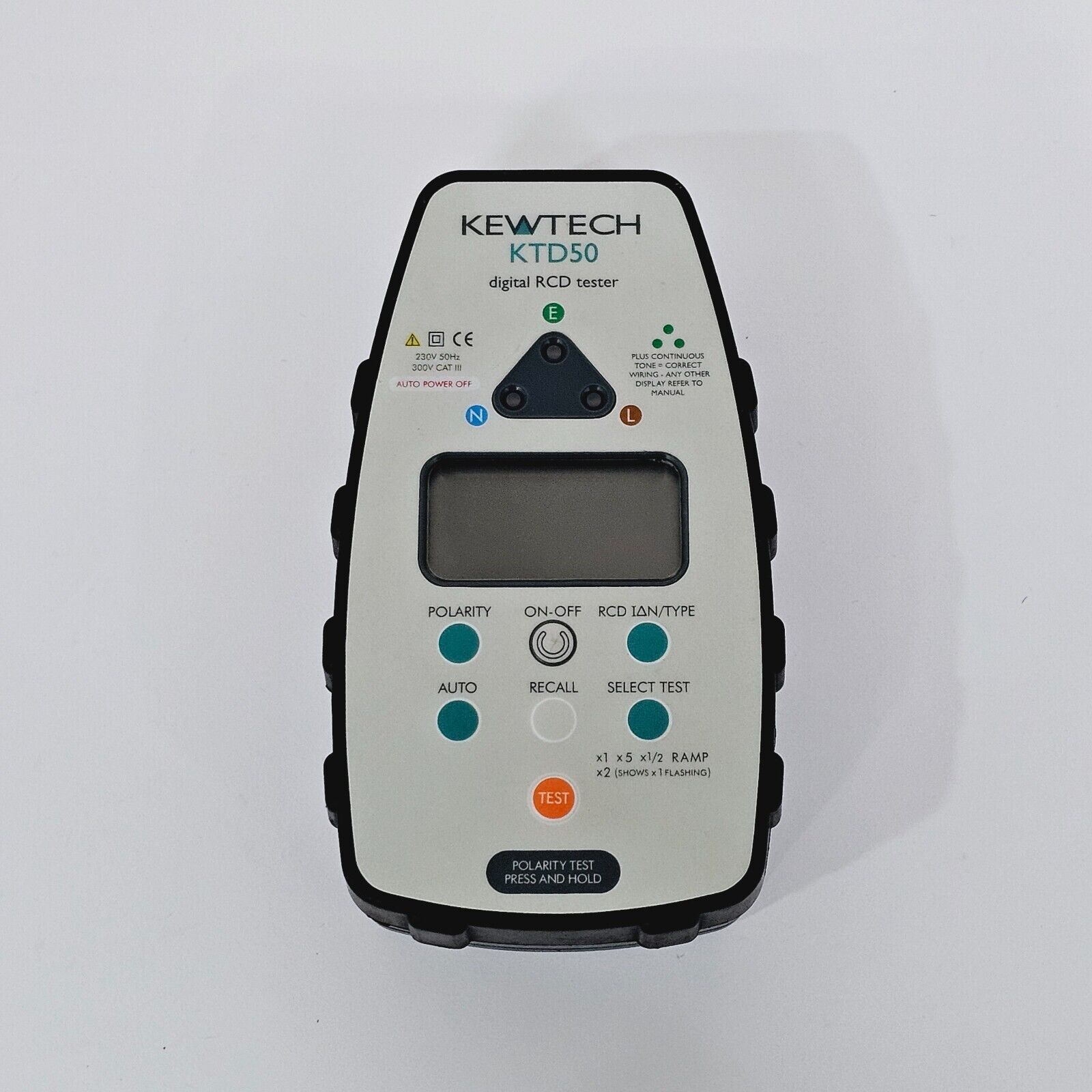 Kewtech KTD50 Digital RCD tester