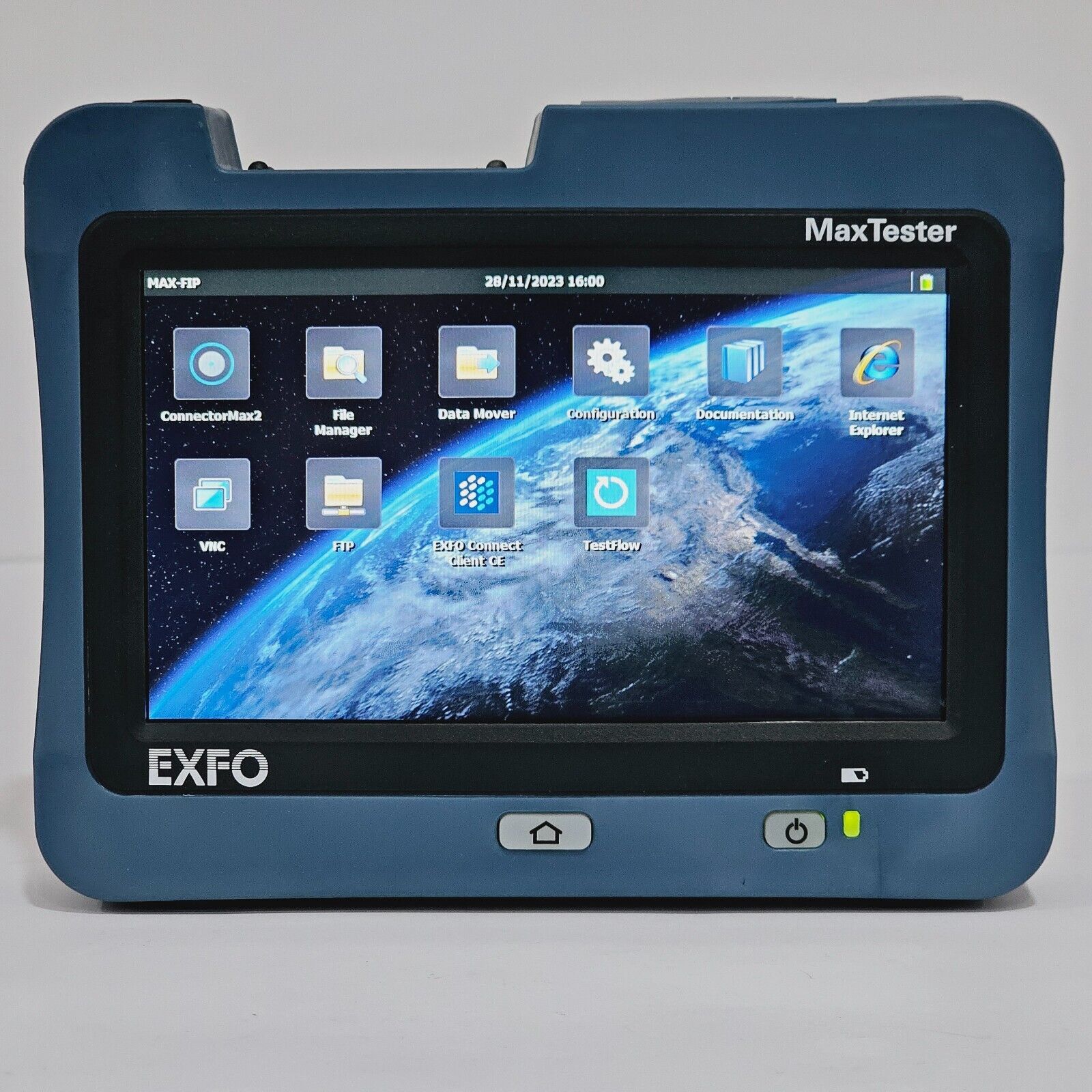 EXFO MaxTester MAX-FIP Fiber Optic Certifier Mainframe