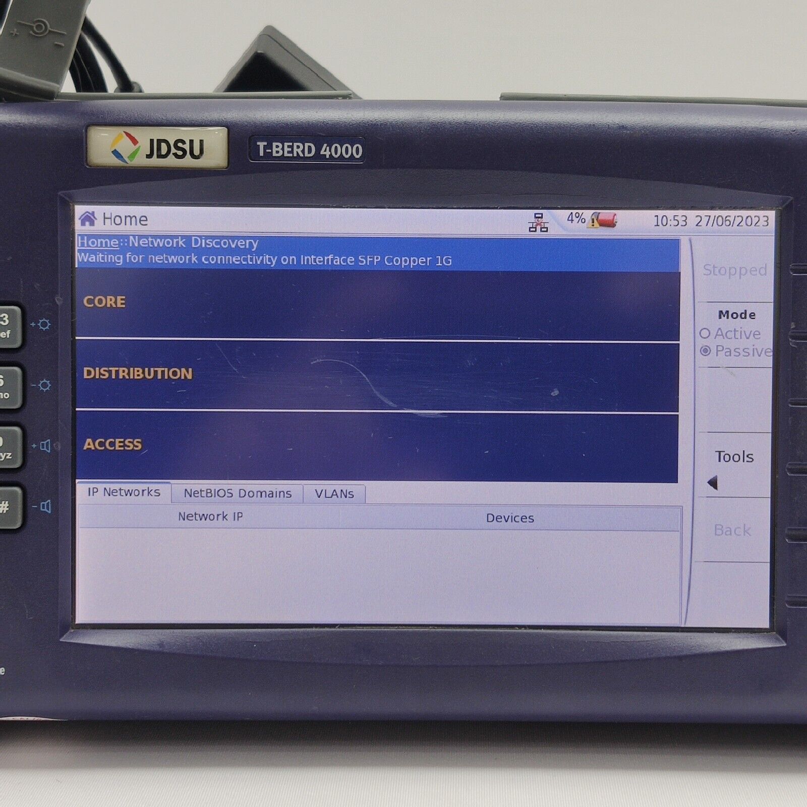 JDSU T-BERD 4000 w/ ESAM C4000 LAN Ethernet Tester