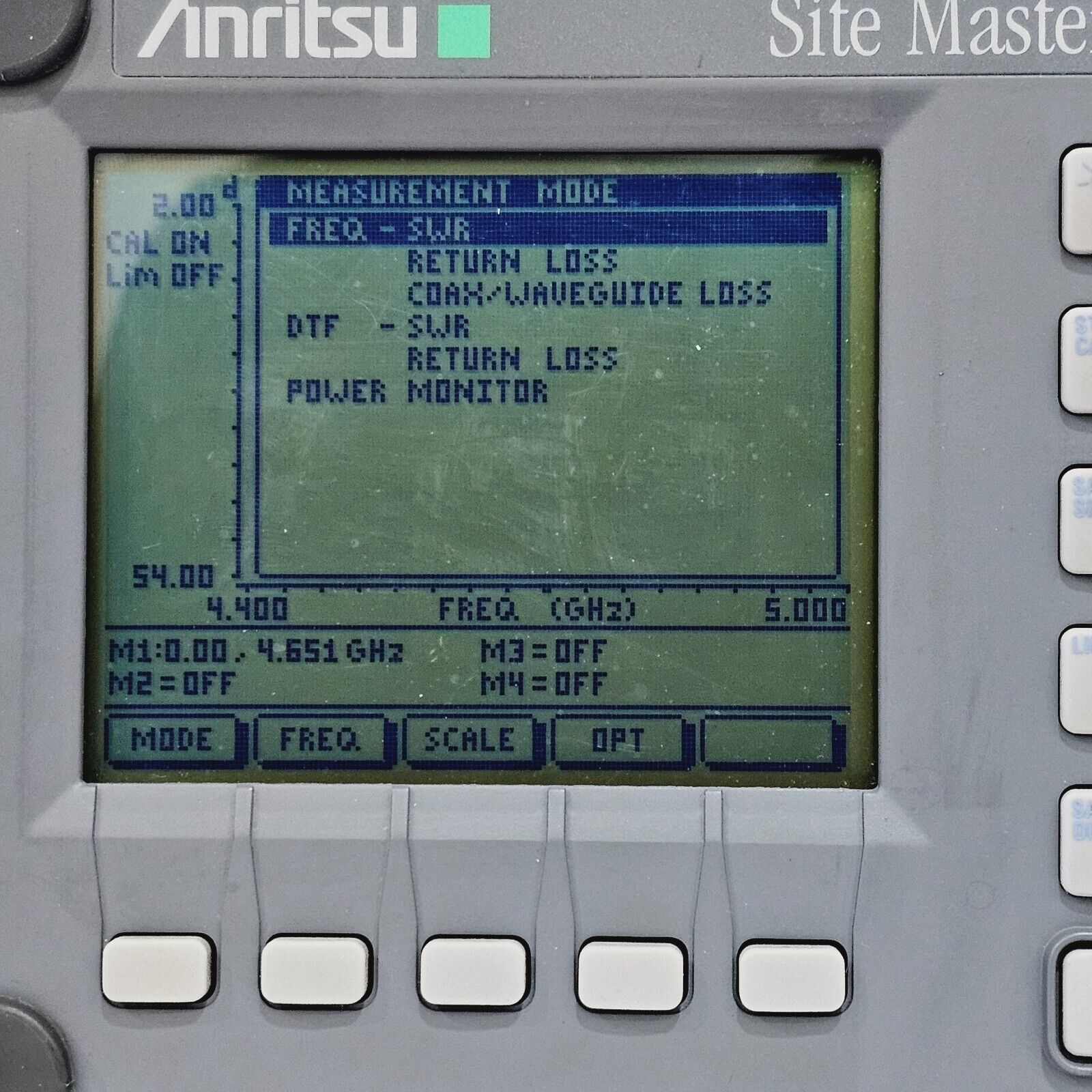 Anritsu S818A Site Master Cable & Antenna Analyzer 3.3 GHz - 18 GHz w/ Option 5