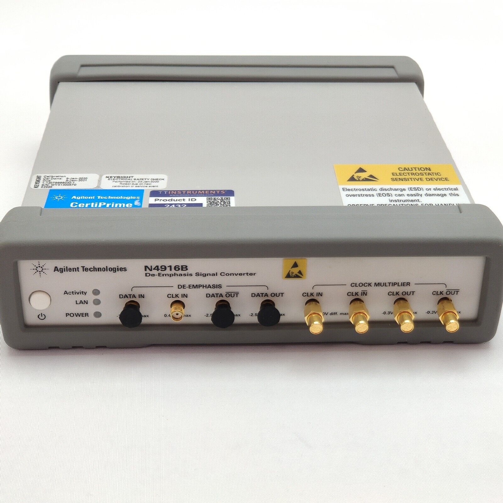 Agilent Keysight N4916B De-Emphasis Signal Converter Opt: STD 001