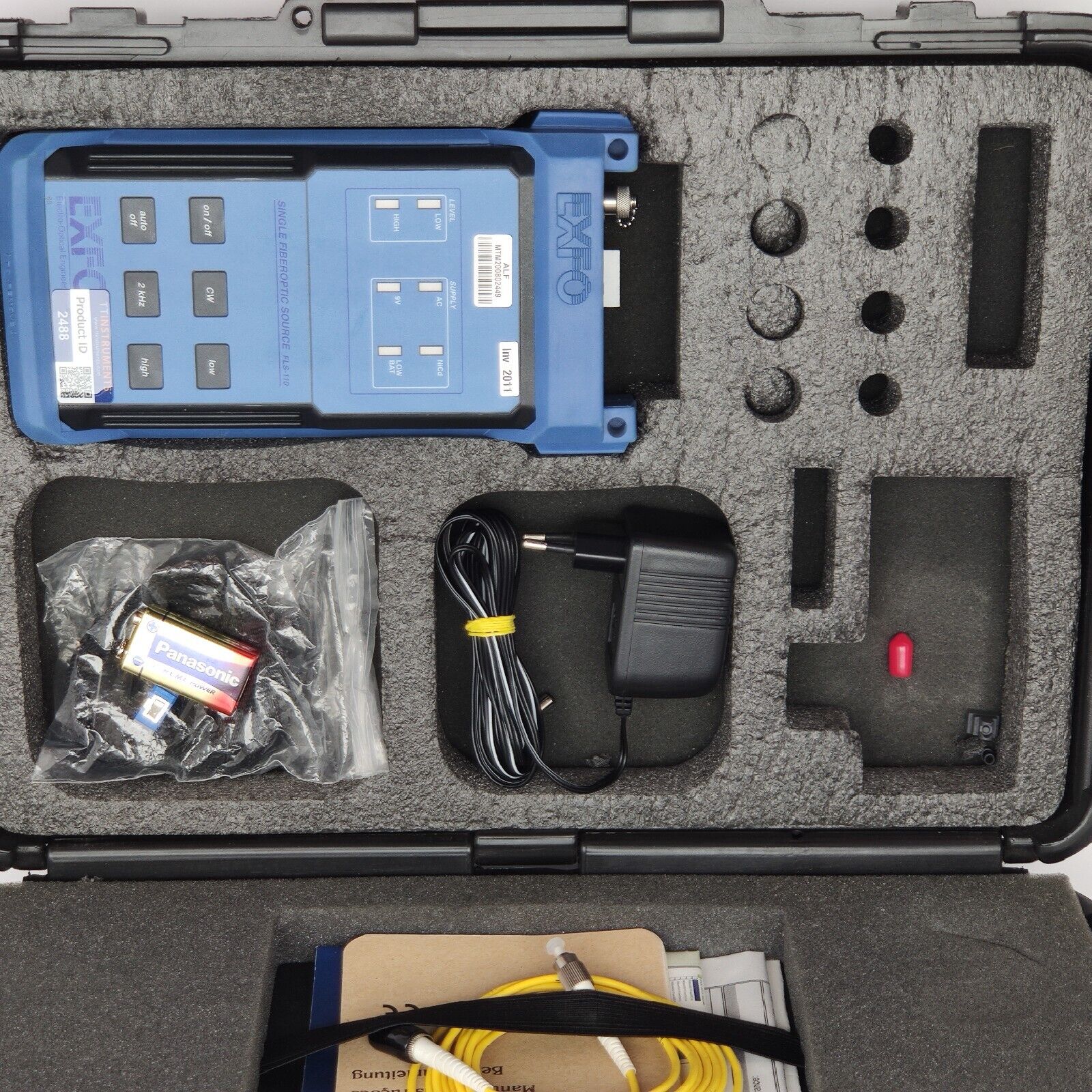 EXFO FLS-110 Optical Polarized Light Source - Ideal 4 PMD Measurements 1550 nm