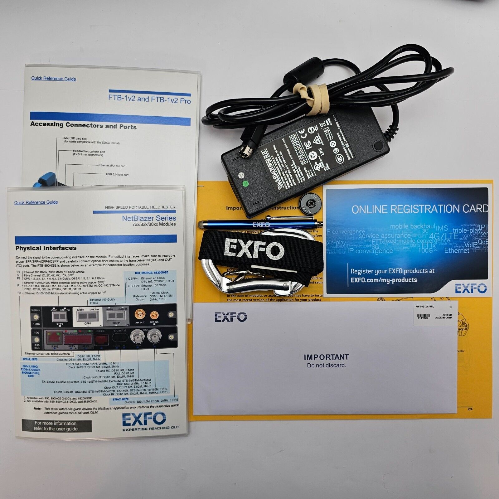 EXFO FTB-1 Pro w/ FTB-880v2 NetBlazer SDH SONET Tester