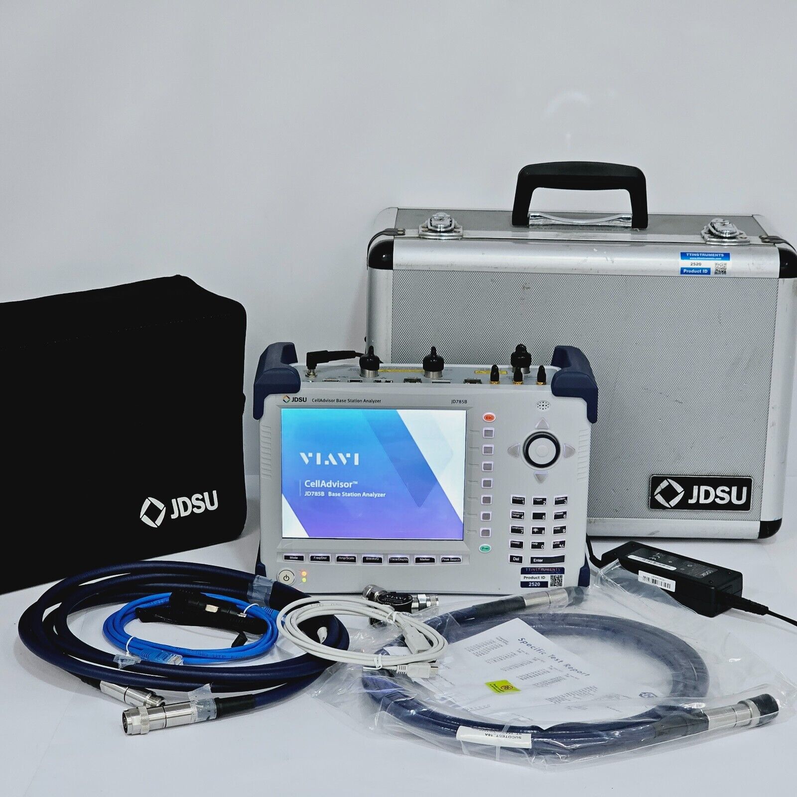 JDSU JD785B CellAdvisor Base Station Analyzer 9kHz-8GHz w/ JD78050509 OSL + Opt.