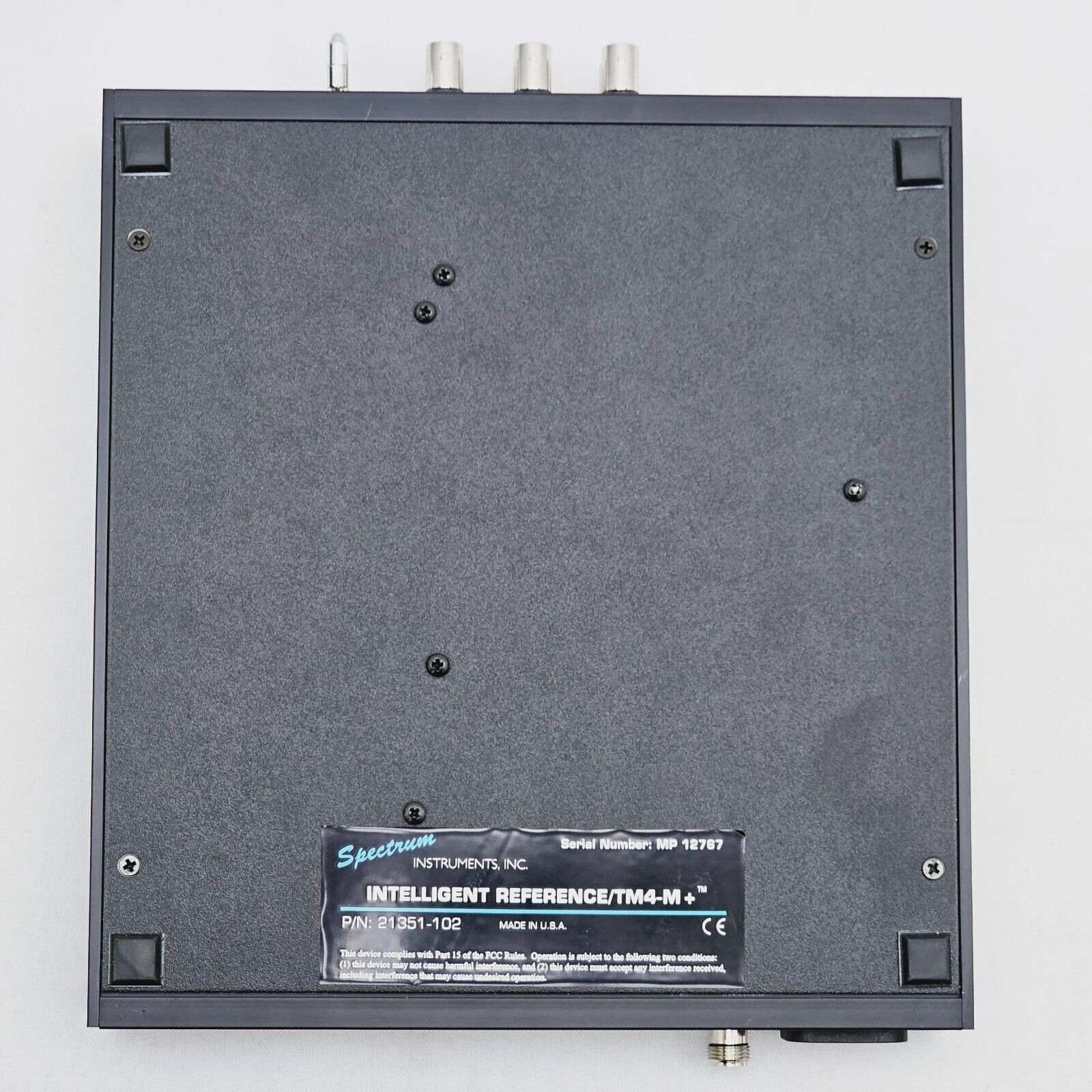 Spectrum Instruments TM4-M+ Rubidium Time & Frequency Reference System 21351-102