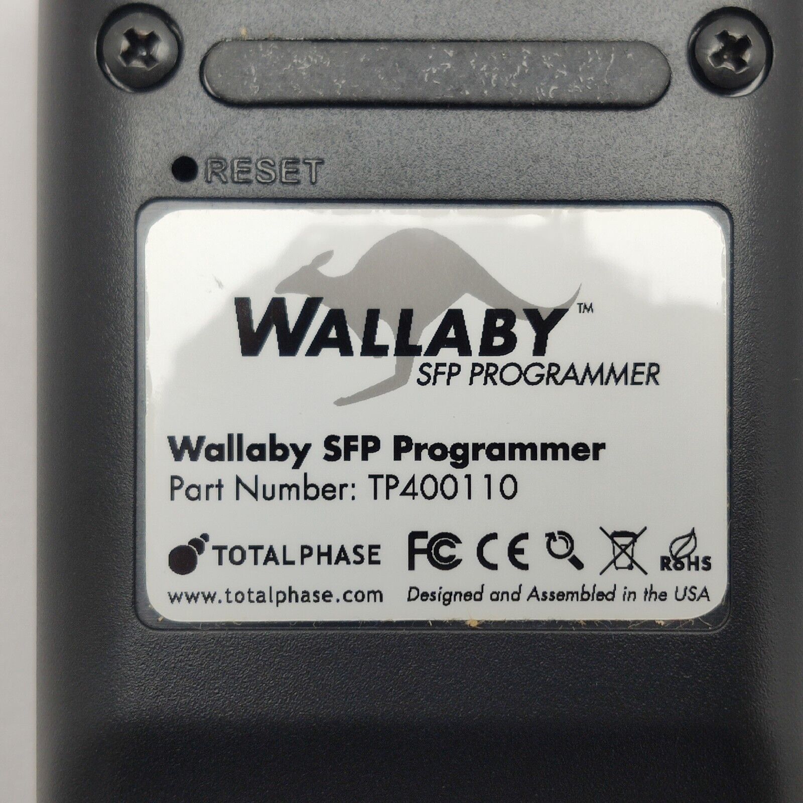 JDSU 25001354 Wallaby SFP Programmer TP400110 Total Phase