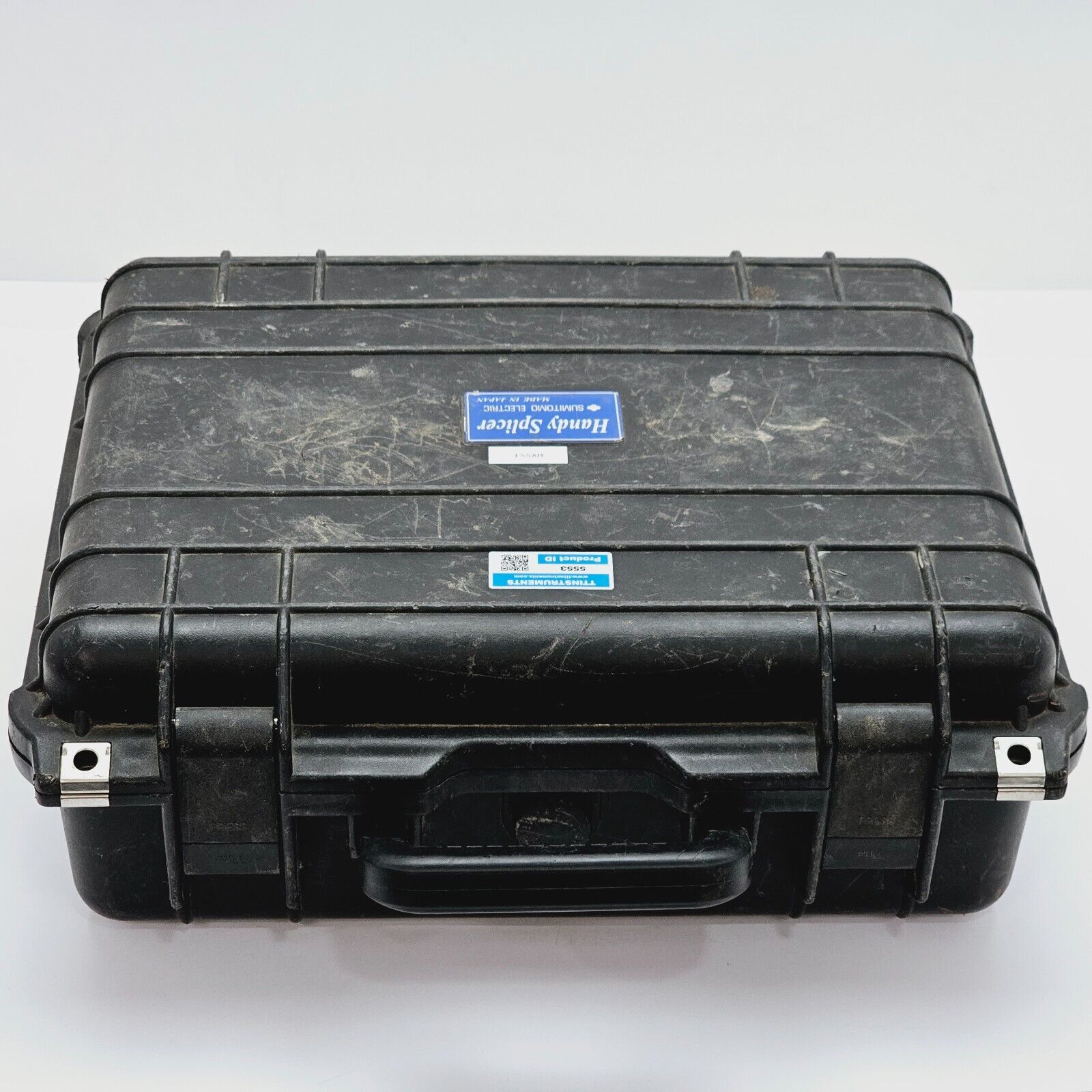 Hard Plastic Carry Transit Case with Foam Ext. Dimensions Approx. 46/42/14 cm