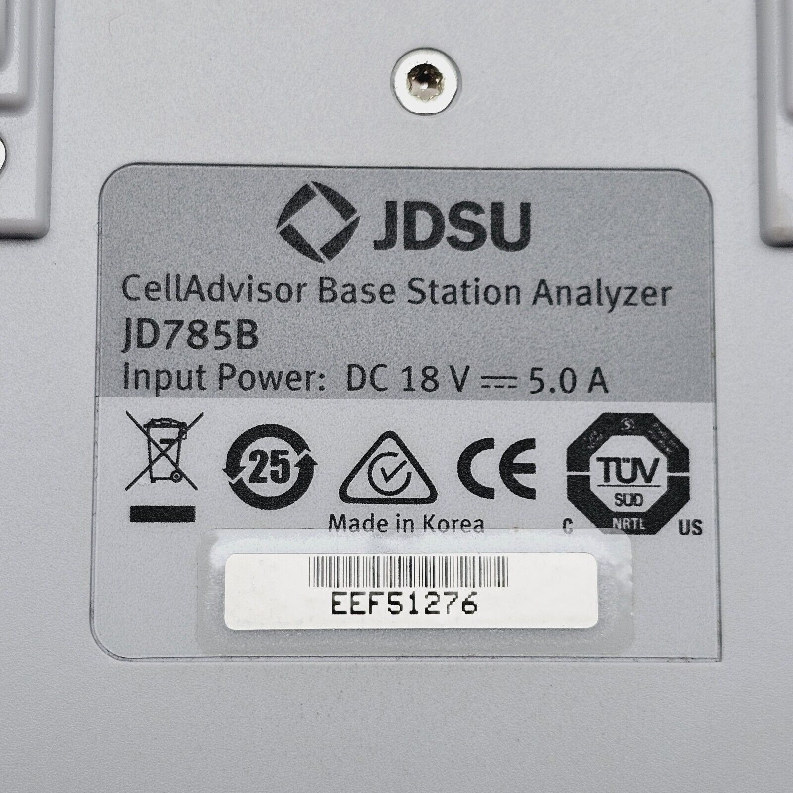 JDSU JD785B CellAdvisor Base Station Analyzer 9kHz-8GHz w/ JD78050509 OSL