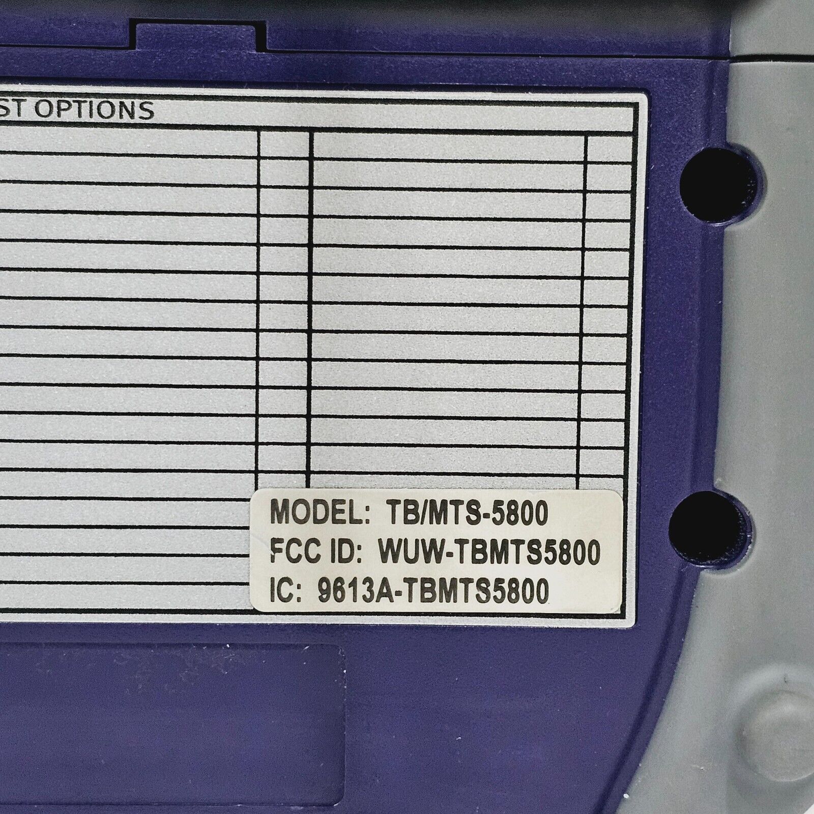 JDSU VIAVI MTS-5800 w/ 5801P 10/100/100M Electrical & 1GigE Optical Ethernet