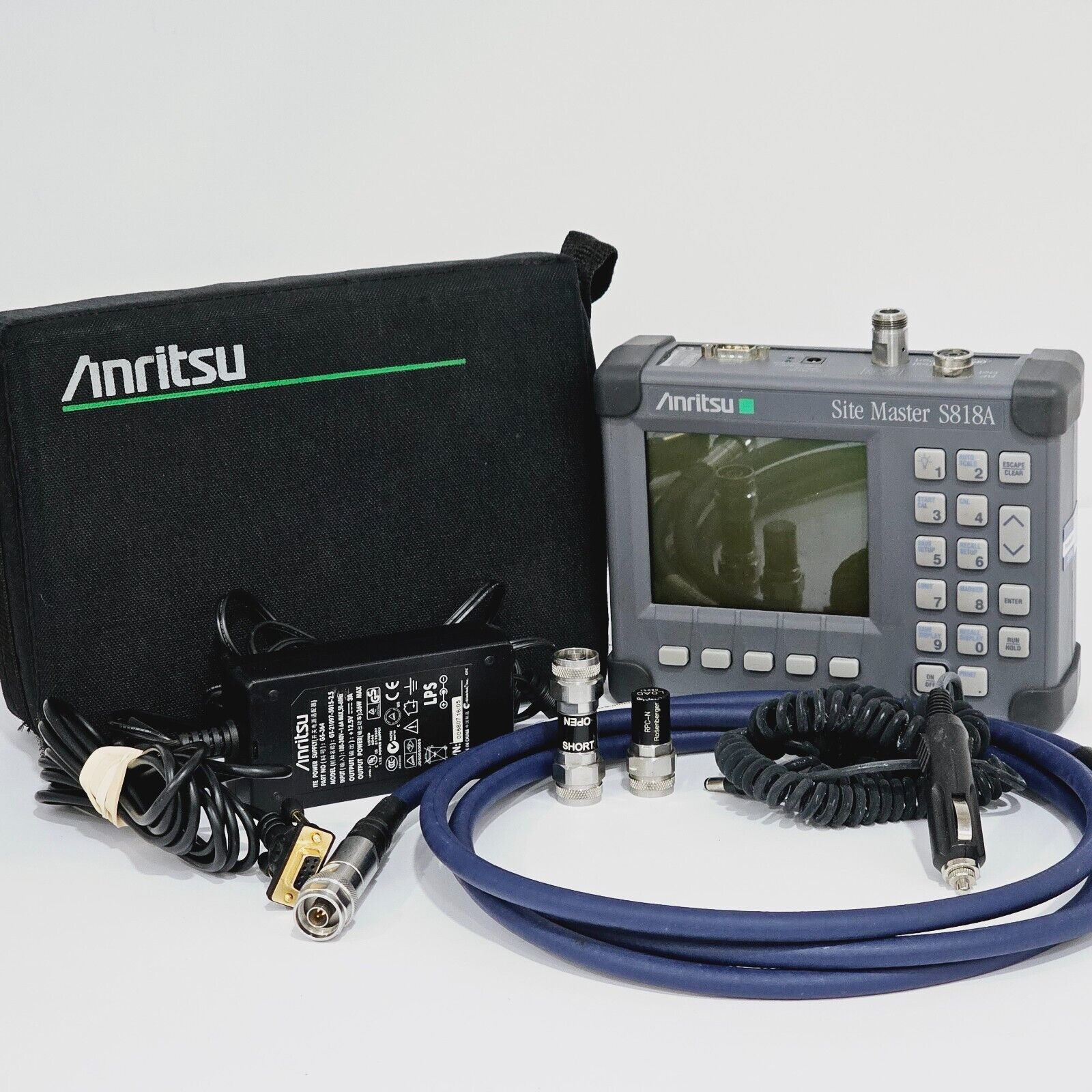 Anritsu S818A Site Master Cable & Antenna Analyzer 3.3 GHz - 18 GHz w/ Option 5