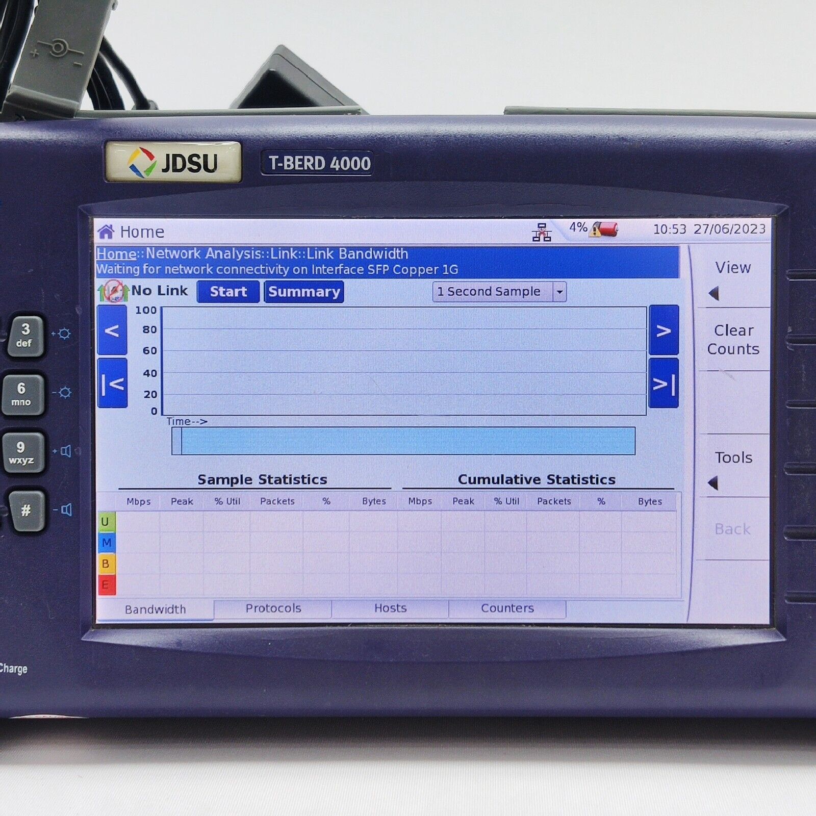 JDSU T-BERD 4000 w/ ESAM C4000 LAN Ethernet Tester