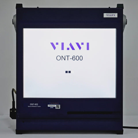 JDSU Viavi ONT-603 Optical Network Tester w/ QSFP+/CFP2 Module 40/100G Ethernet