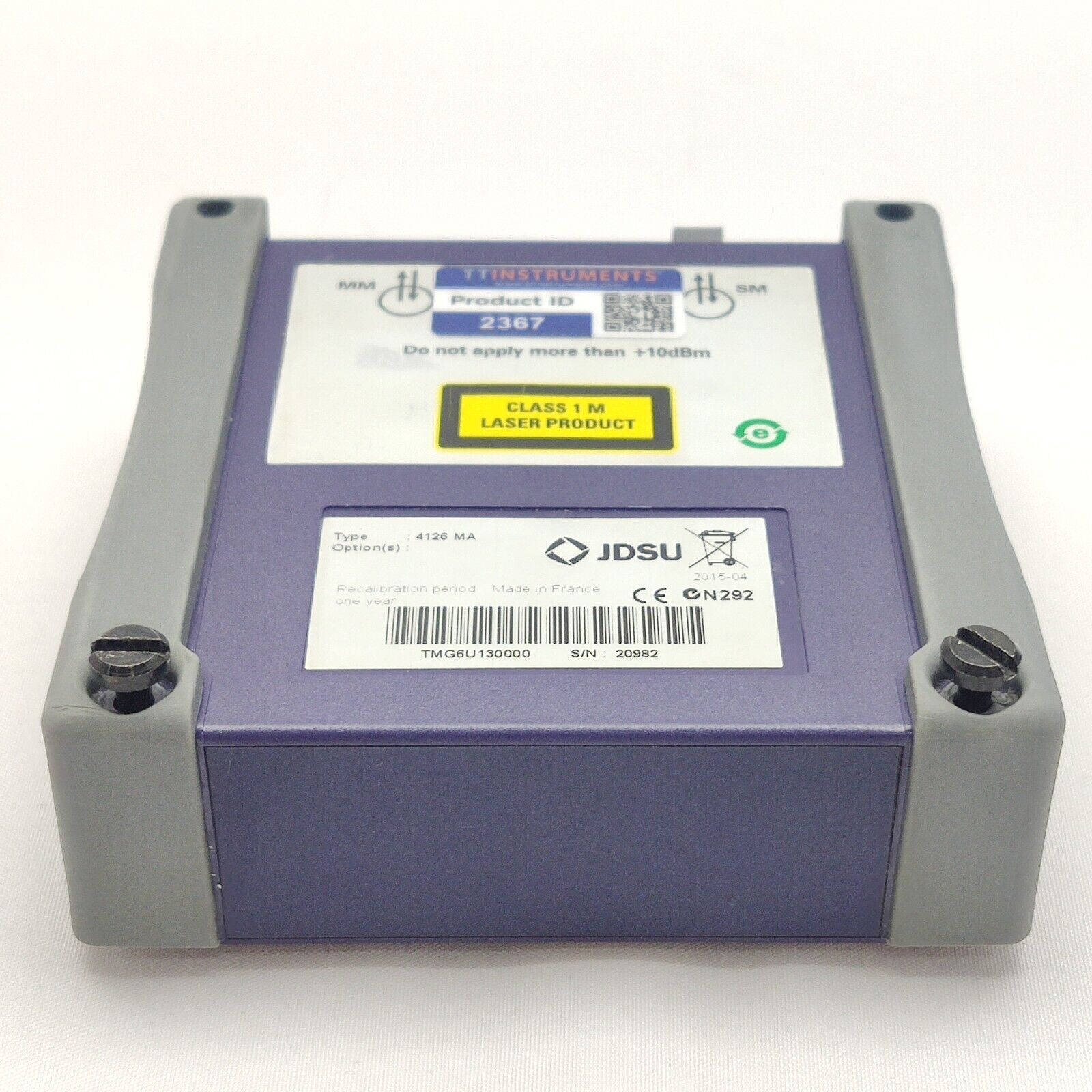 Viavi JDSU 4126 MA SM OTDR 1310/1550 nm 40/38 dB PC  Metro Access FTTH