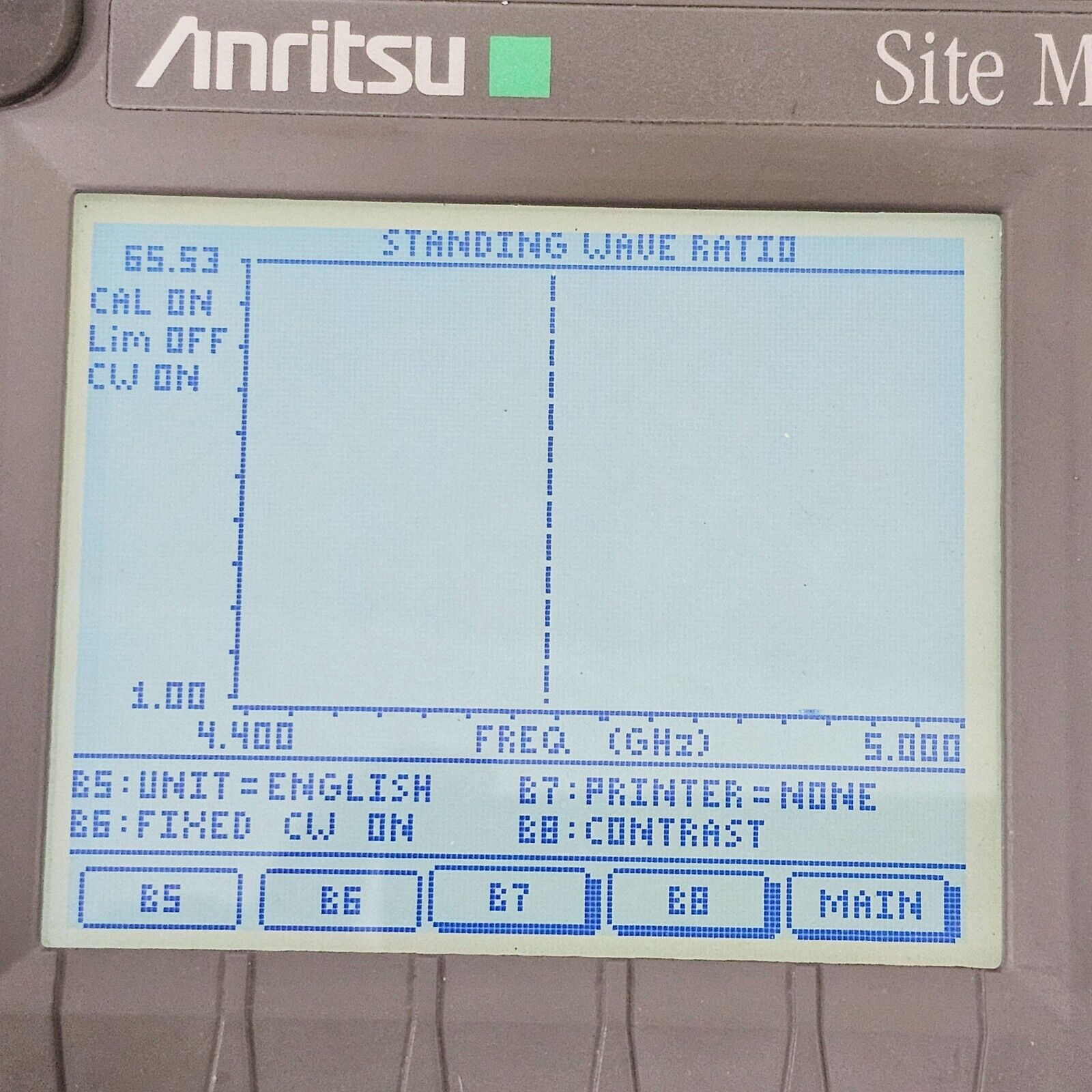 Anritsu S818A Site Master Cable & Antenna Analyzer 3.3 GHz - 18 GHz w/ Option 5