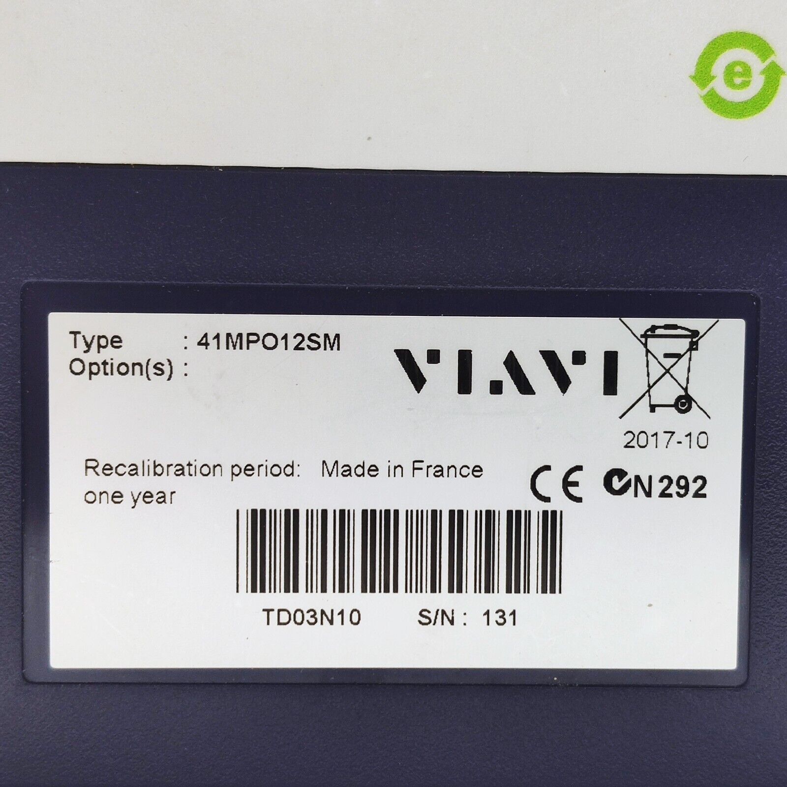 JDSU Viavi 41MPO12SM Multi Fiber MPO Based OTDR Switch Module