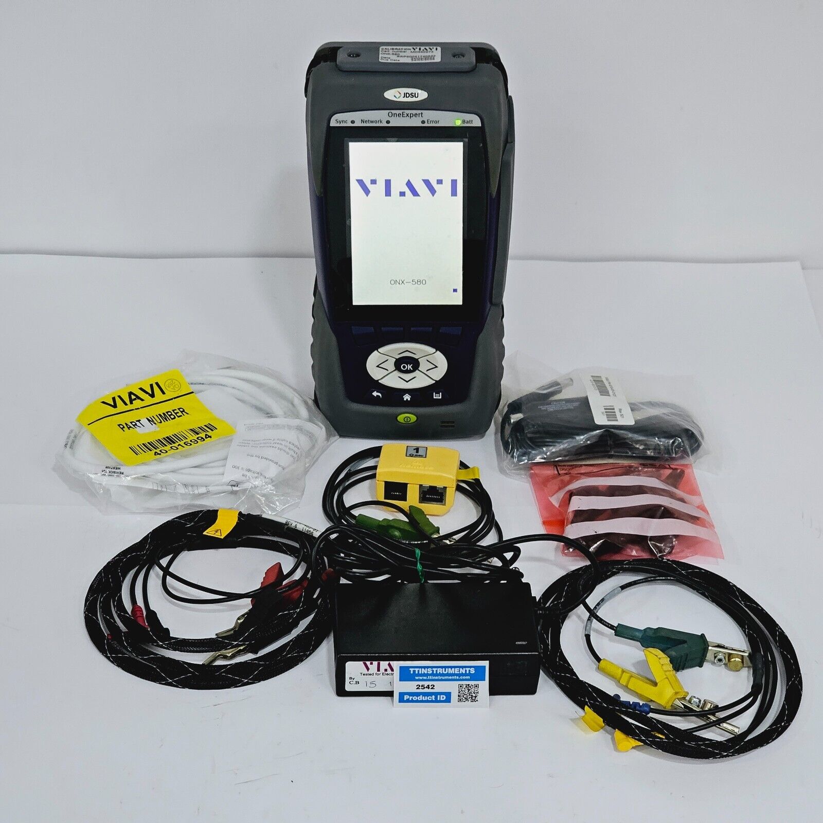 Viavi Calibrated OneExpert ONX-580 DSL Bonded IP Video Mobile RFL VoIP HPNA + Op