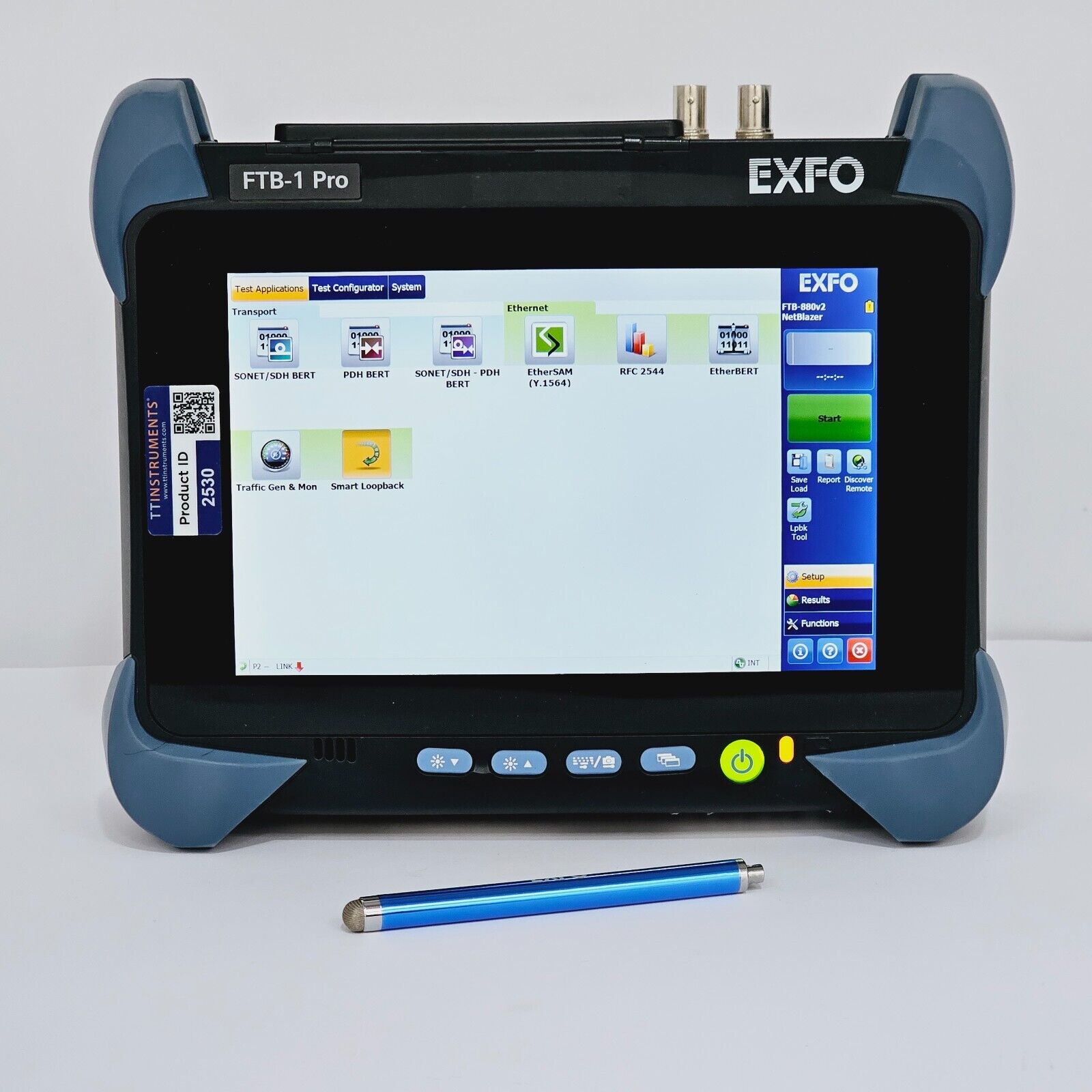 EXFO FTB-1 Pro w/ FTB-880v2 NetBlazer SDH SONET PDH 52M Tester