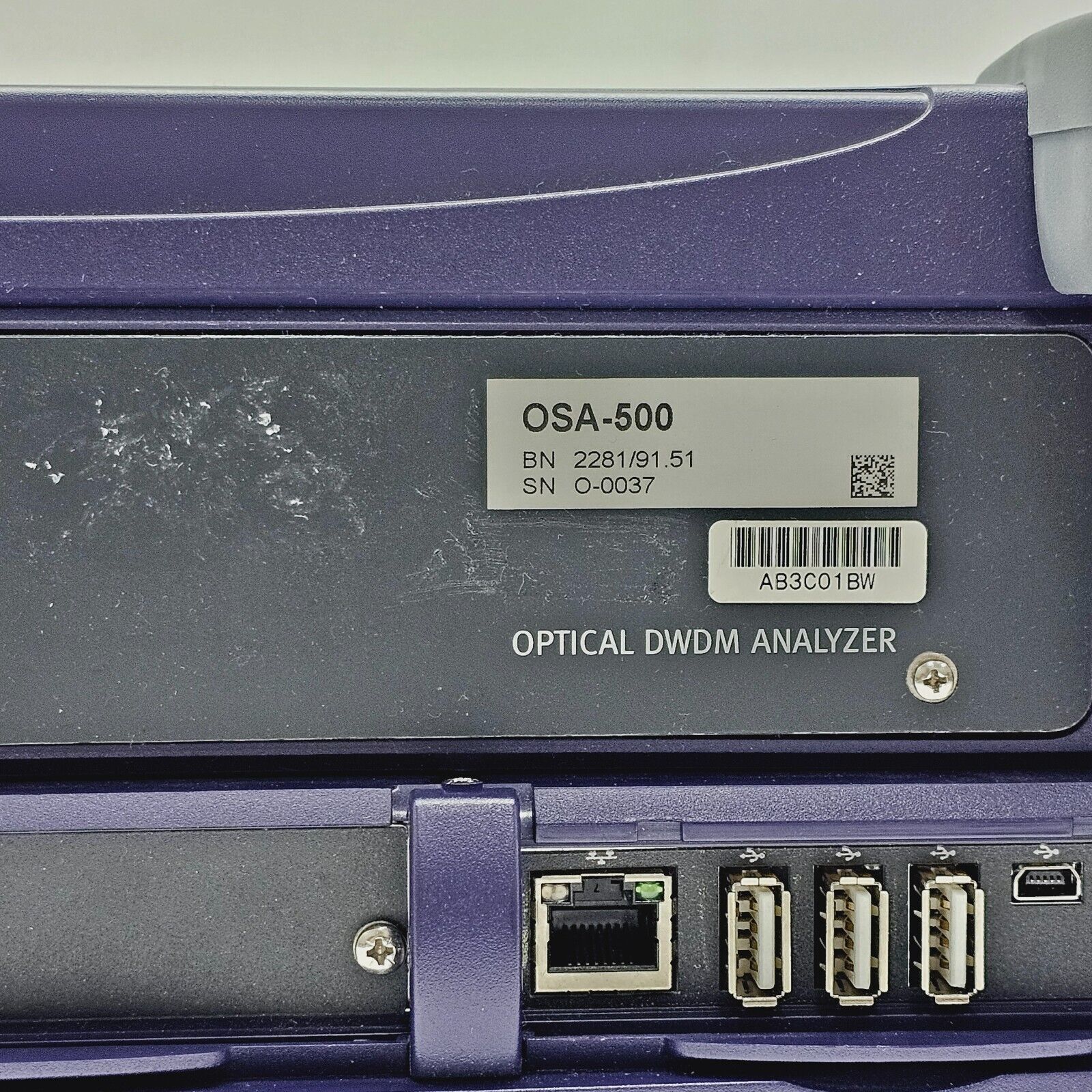 JDSU Viavi MTS 8000E VFL PM w/ OSA-500 2281/91.51 Optical DWDM Analyzer