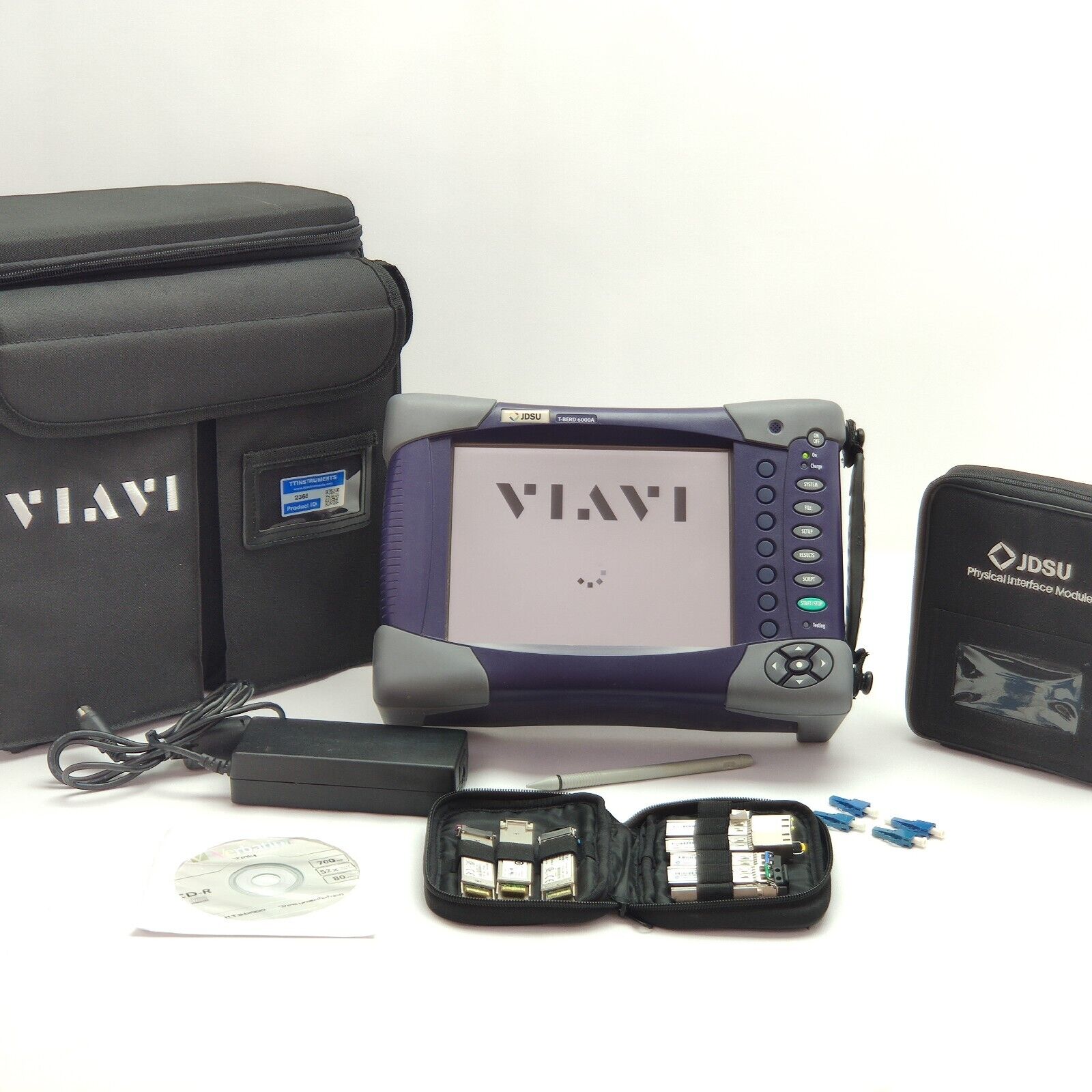 Viavi JDSU T-BERD 6000A w/ BERT MSAM Ethernet C1004 10G LAN WAN Loaded w/ Opts.