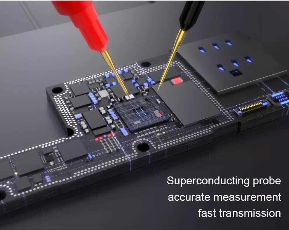 BST-050-JP Ultra Fine Soft Silicone 2000V 20A Multimeter Test Leads Probes